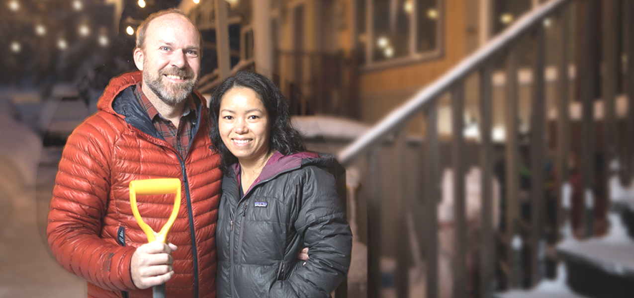 Landlords Thao Le and husband